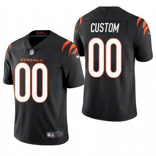 Men's Cincinnati Bengals ACTIVE PLAYER Custom 2021 New Black NFL Vapor Untouchable Limited Stitched Jersey